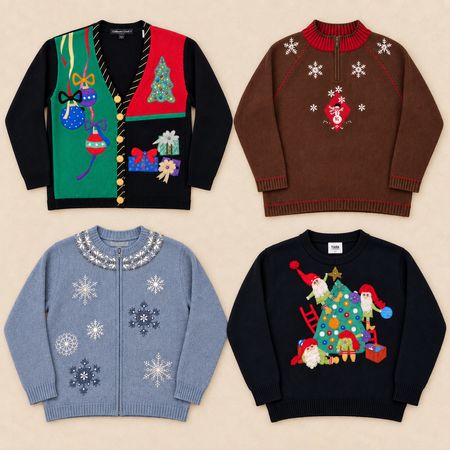 Pulls d'hiver festifs Y2k