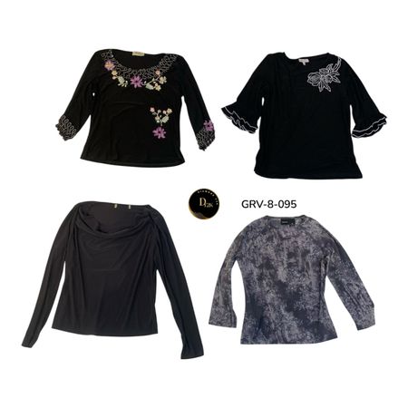 Women’s Poly Blouse – Lightweight Everyday Fashion. (GRV-8-095)