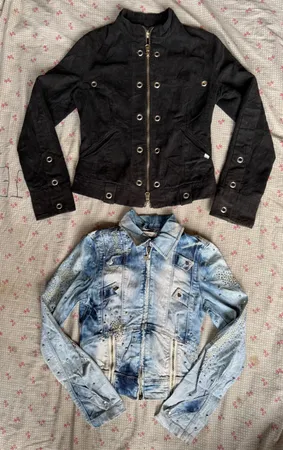Denim zipper jackets 20 pieces