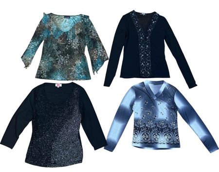 Tops Y2K à manches longues 15 pcs À 1311