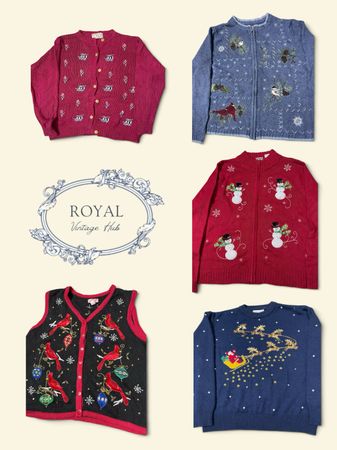 ✨ Y2K & Vintage Christmas Knits