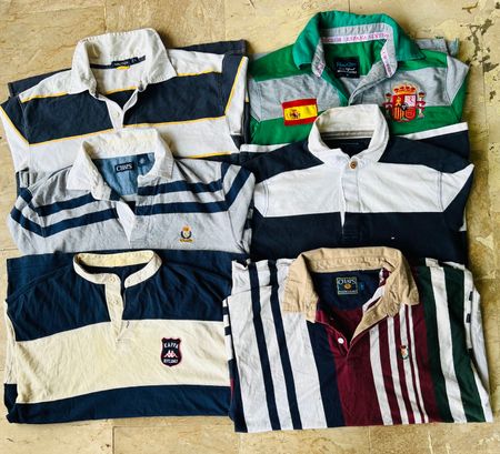 Mix brand vintage rugby shirts bundle 300