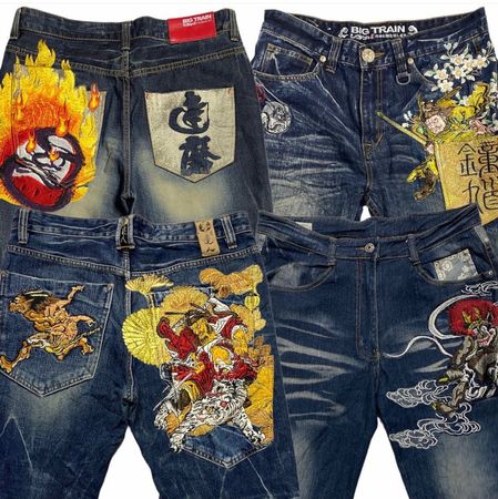 Japanese style jeans