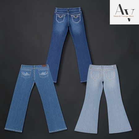 💎 Y2K Glam Jeans — Flared, Bootcut & Embellished 💎