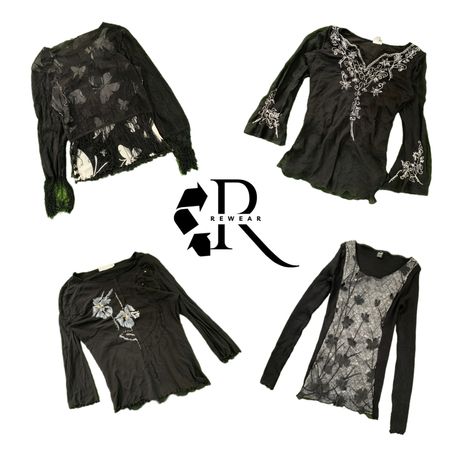 Y2K Gothic Vibes Girl Full Sleeve Tops RW-2502