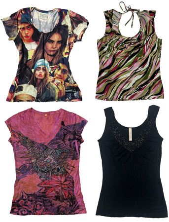 Late 2000s Hipster Pop Culture Tops: TT-325