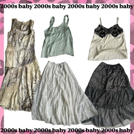 mélange coquette des années 2000 : robe, tops, jupes-298