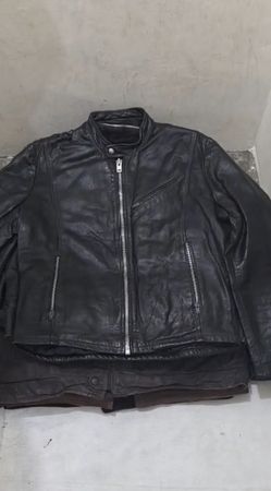 Vêtements en cuir vintage/ancien pour hommes
