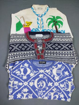 Y2K Printed and Embroidered Sweaters