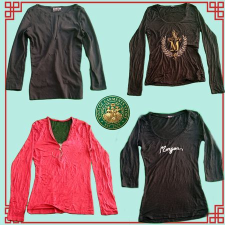 Morgan De Toi Paris , Women's Blouse & Top Bundle - Y2K retro style vintage ladies blouses,