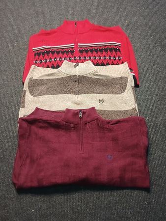 Chaps Half zip Sweater