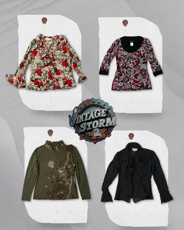 Y2k Grunge Bluse