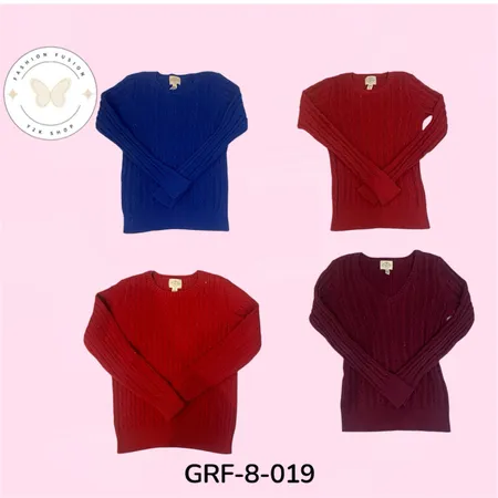 Women’s Cable Knit Sweater Bundle | Vintage Y2K Style. (GRF-8-019)