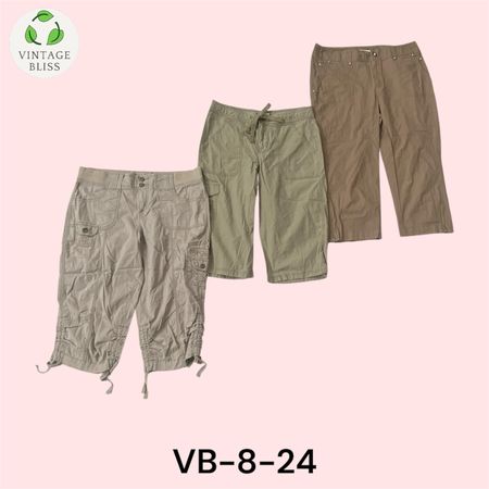 Pacchetto all'ingrosso di pantaloni cargo Capri - Lotto da 10 pezzi (VB-8-24)