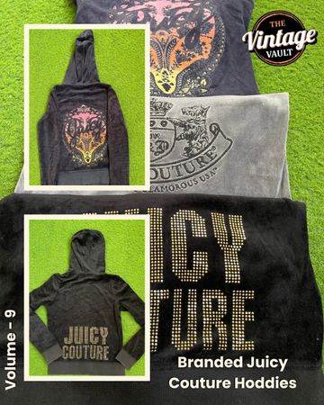Branded Juicy Couture Hoodies, Volume : 9, 6 Pieces