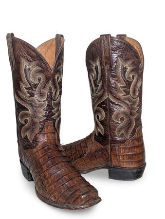 Botas de cowboy vintage de excelente qualidade