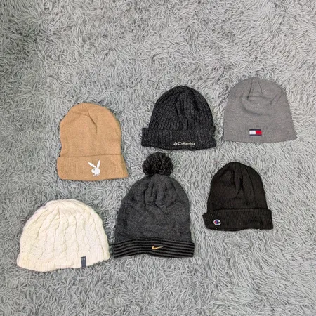 ***Branded Beanie Caps – Cozy Winter Hat Mix