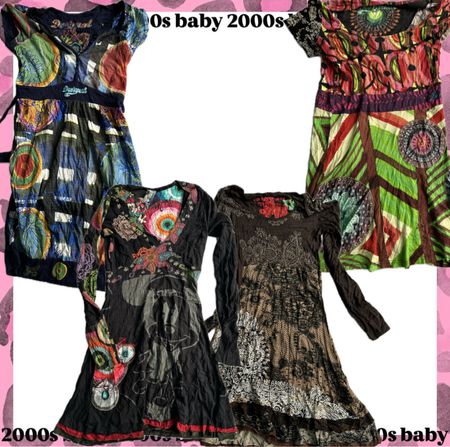 Desigual Fever Dream dresses-209