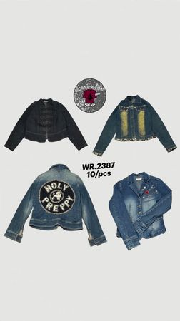 Y2k denim’s jacket WR-2387