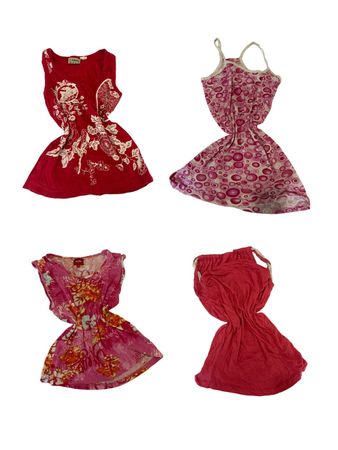 Y2K Rote Paisley Cami Tops-ST-185