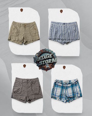 Y2K Cotton Shorts