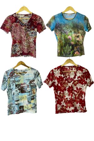 Vintage Y2K Tops Mix Bundle Blusen-Kollektion