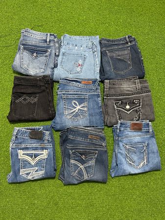 Tv205 Embroidery Jeans 11P