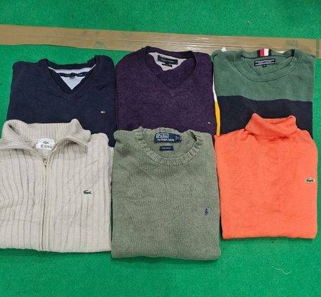 Ralph Lauren, Lacoste and Tommy mixed Knitwears