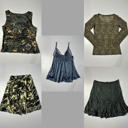Y2k Lace Cami & Floral Printed Collection (CTV: 159)
