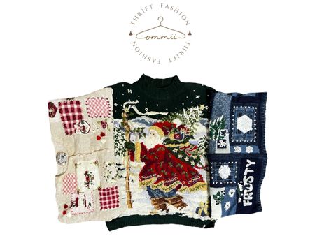 Holiday Christmas vintage knitwear