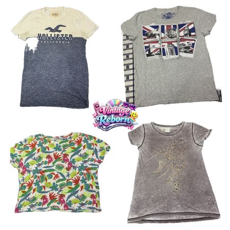 Vintage Y2K Graphic Tee Bundle – 10pcs | VR365
