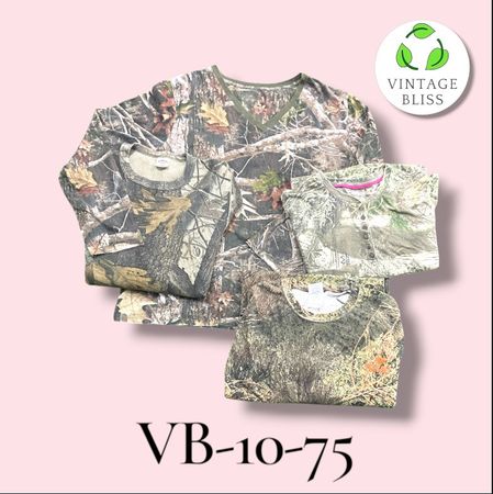 Realtree Camo T-Shirt à manches longues Ensemble de gros - Styles assortis 10 pièces (VB-10-75)