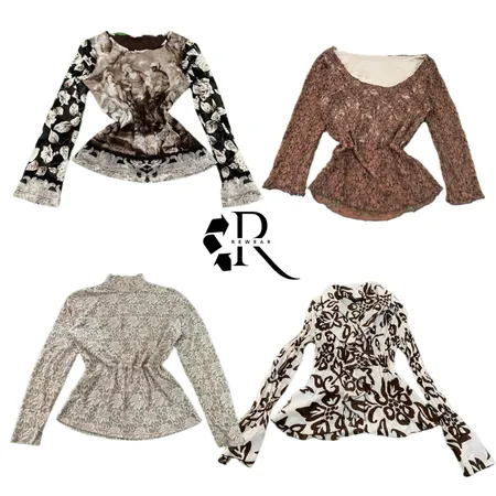 Y2K Nature Vibe Girl Full Sleeve Tops RW-2385
