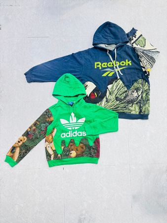 Upcycled Reebok & Mix Branded Hoodies - EVR0650