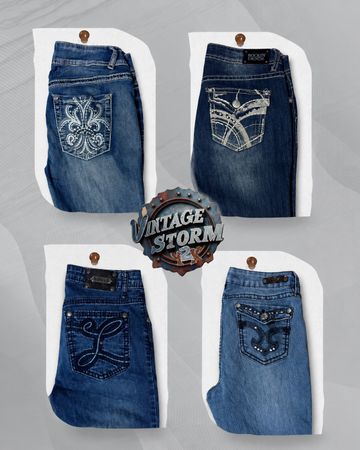 Y2K Embellished Jeans