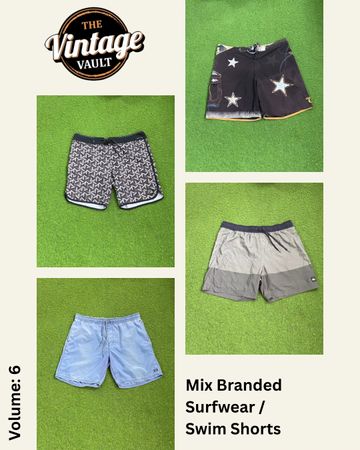 Vêtements de surf de marque / Shorts de bain, y compris Billa Bong, Quick Silver, Hurley et autres, Volume-6, 20 pièces