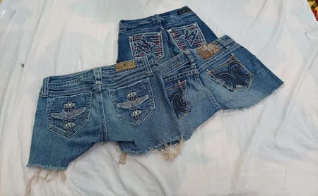 CR11649 Y2K MINI DENIMSHORTS