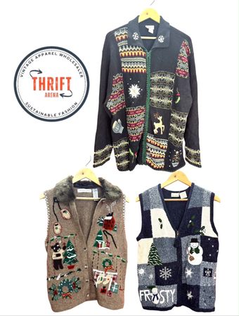 Vintage Y2K Christmas Cardigans and Sweaters LX562