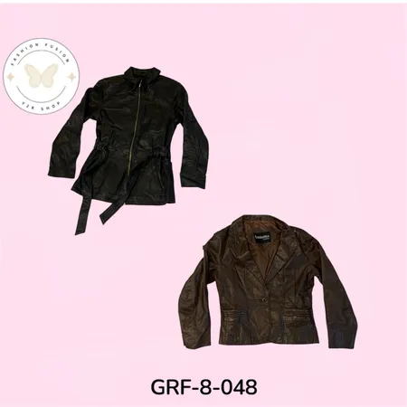 Authentic Y2K Leather Jackets |  Vintage Jacket Bundle (GRF-8-048)