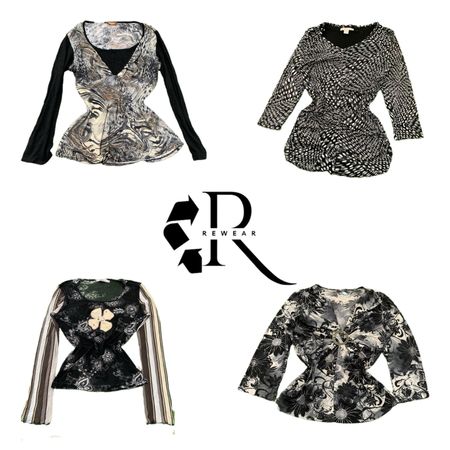 Y2K Unique Girl Printed Full Sleeve Tops RW-2250