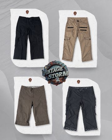 Y2K Cotton Cargo Capri