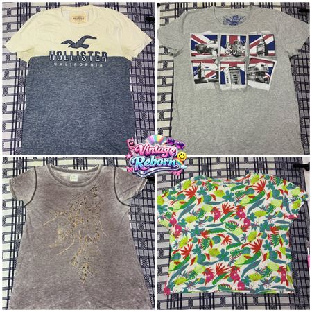 Y2K Vintage Graphic & Printed Tee Bundle | VR-365