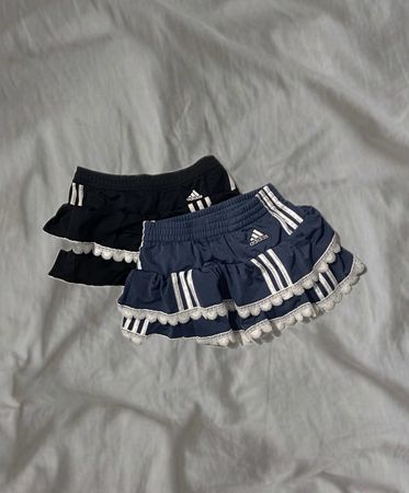 Upcycled Adidas Lace Skirts