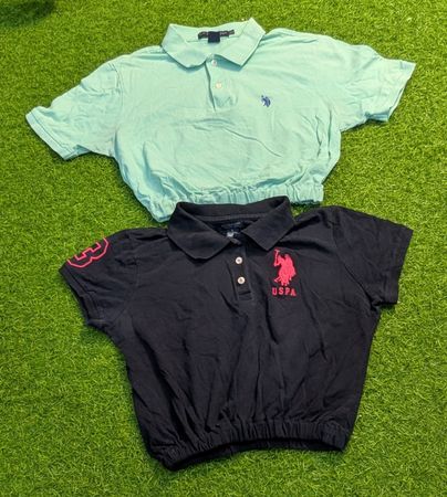 7792 - US Polo Upcycled Crop Tee