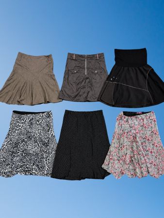 Y2K mixed skirts