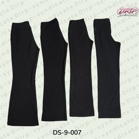 Y2K Poly Track Pants – Baggy Streetwear Trousers | Retro 2000s Style (DS-9-007)