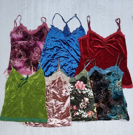 Blusas de Cami de Veludo
