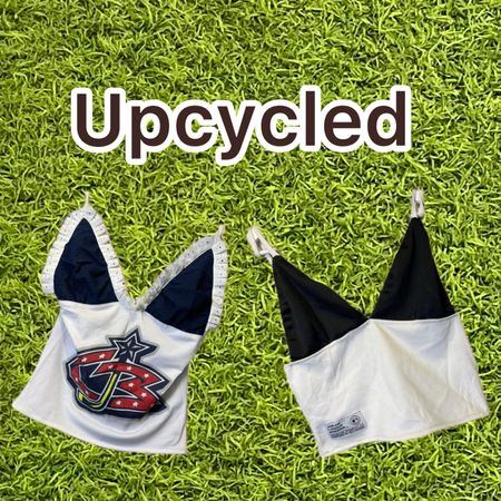Upcycled Sports Jersey Cami Tops