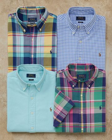 Camisas de Algodão Ralph Lauren