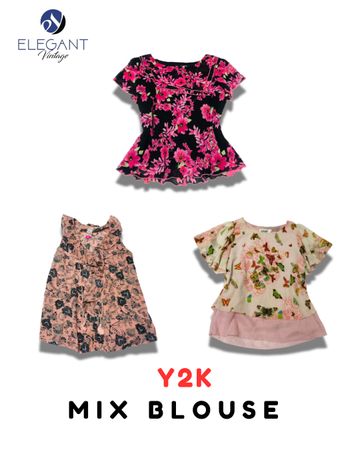 Y2K Mix Blouse - EVM2114